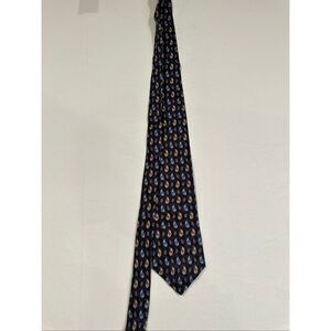 Burberry London Purple Paisley Silk Tie
